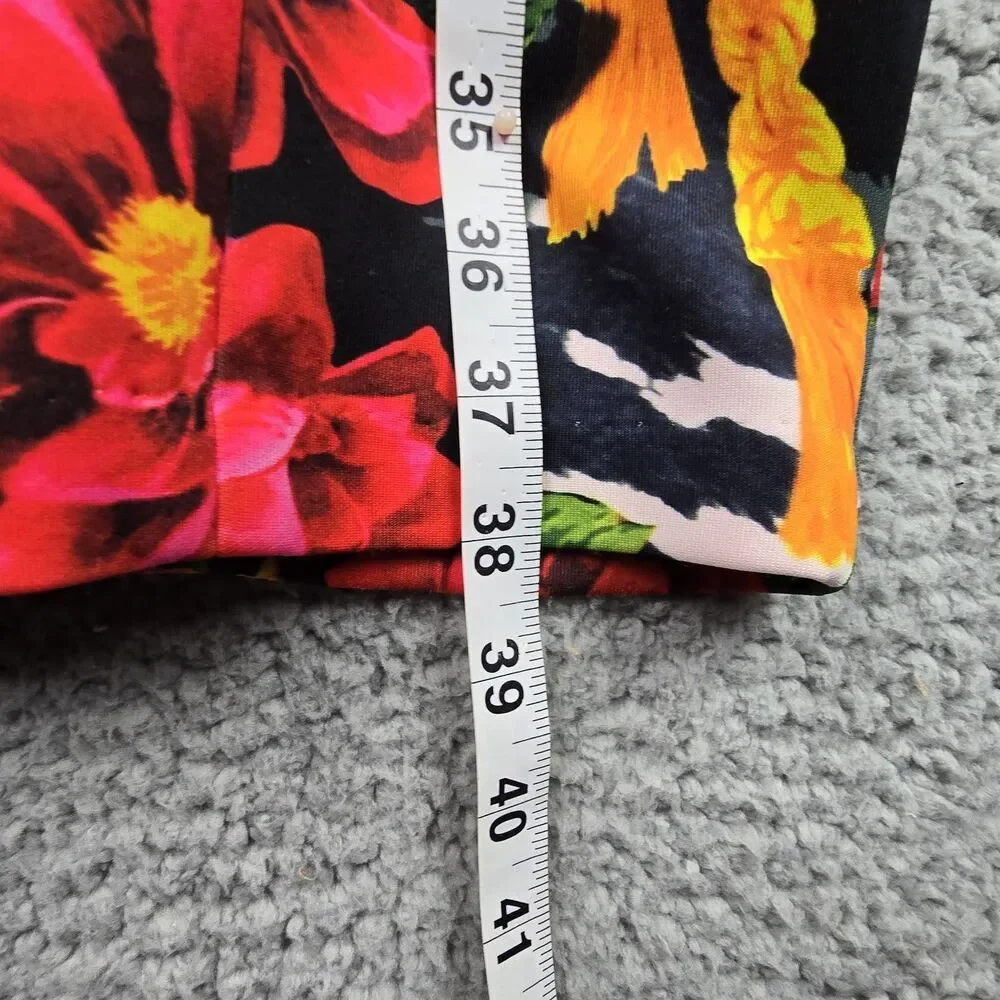 Floral Dress Women 2 Red Bodycon Deep V Sexy Colorful  Siren Cap Sleeves Stretch